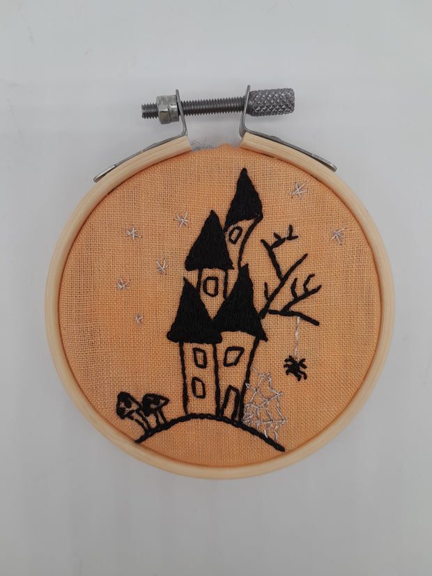 Halloween Haunted House Embroidery Kit