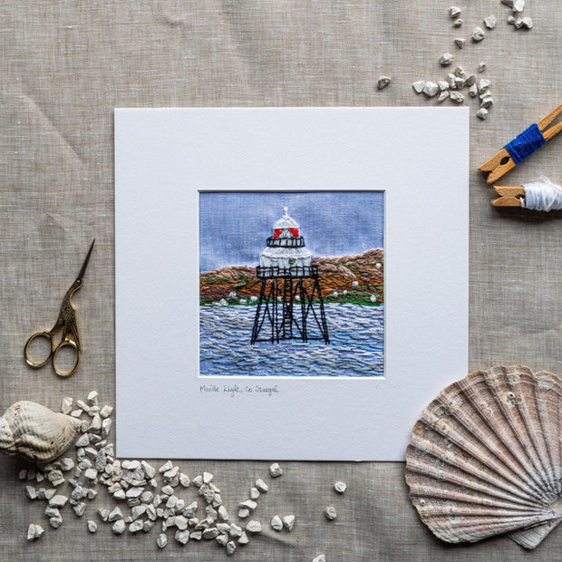 Moville Lighthouse Embroidery Kit