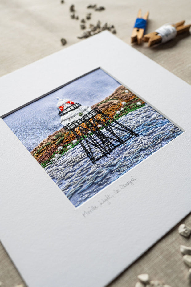 Moville Lighthouse Embroidery Kit