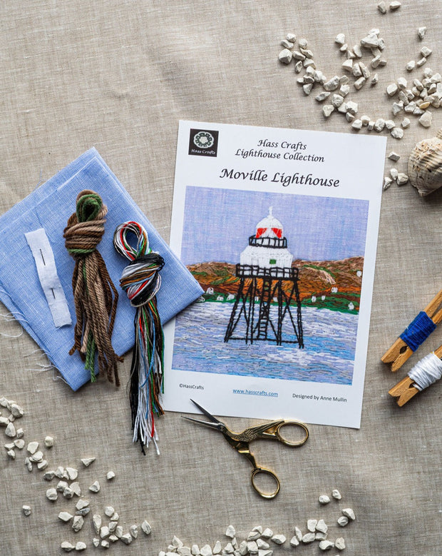 Moville Lighthouse Embroidery Kit