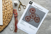 Celtic Triskele Embroidery Kit