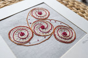 Celtic Triskele Embroidery Kit