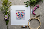 Love Heart Embroidery Kit