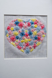 Love Heart Embroidery Kit