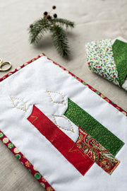 Christmas Mini Quilt - Christmas Candles