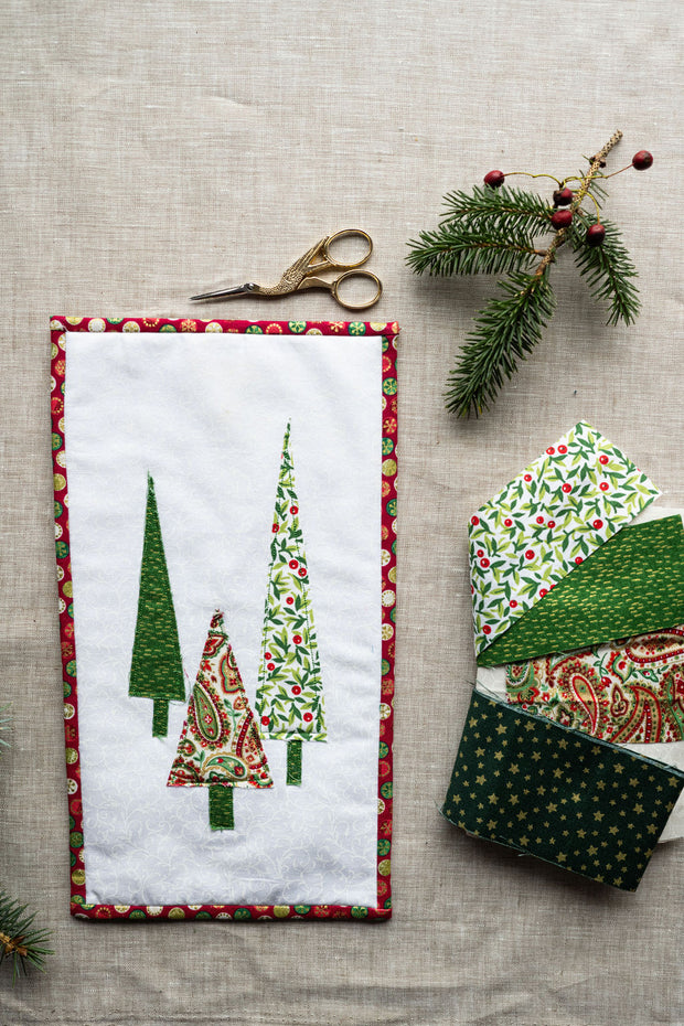 Christmas Mini Quilt - Christmas Tree