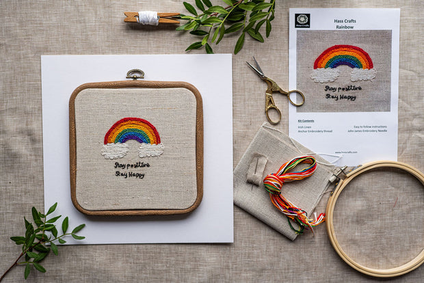 Rainbow Embroidery Kit