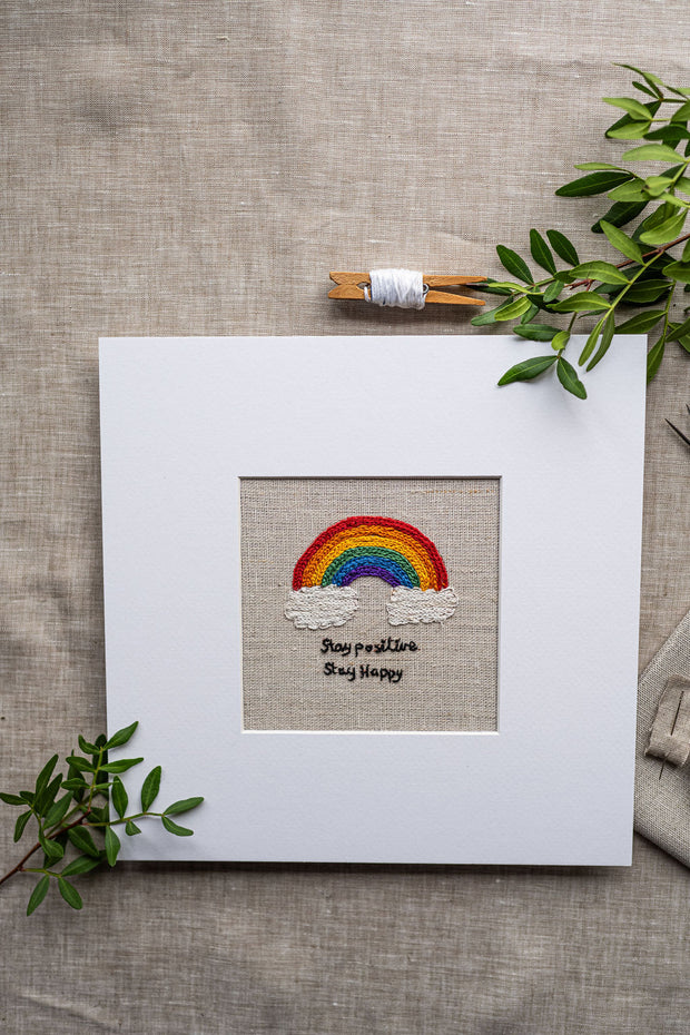 Rainbow Embroidery Kit