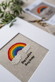 Rainbow Embroidery Kit