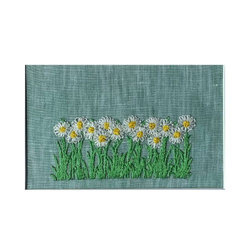 Daisy Flowers Stamped Embroidery Kit