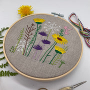 Wild Flower Summer Embroidery Kit
